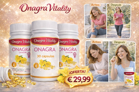 Onagra Vitality-Equilibrio Hormonal y Bienestar Femenino Asegurado